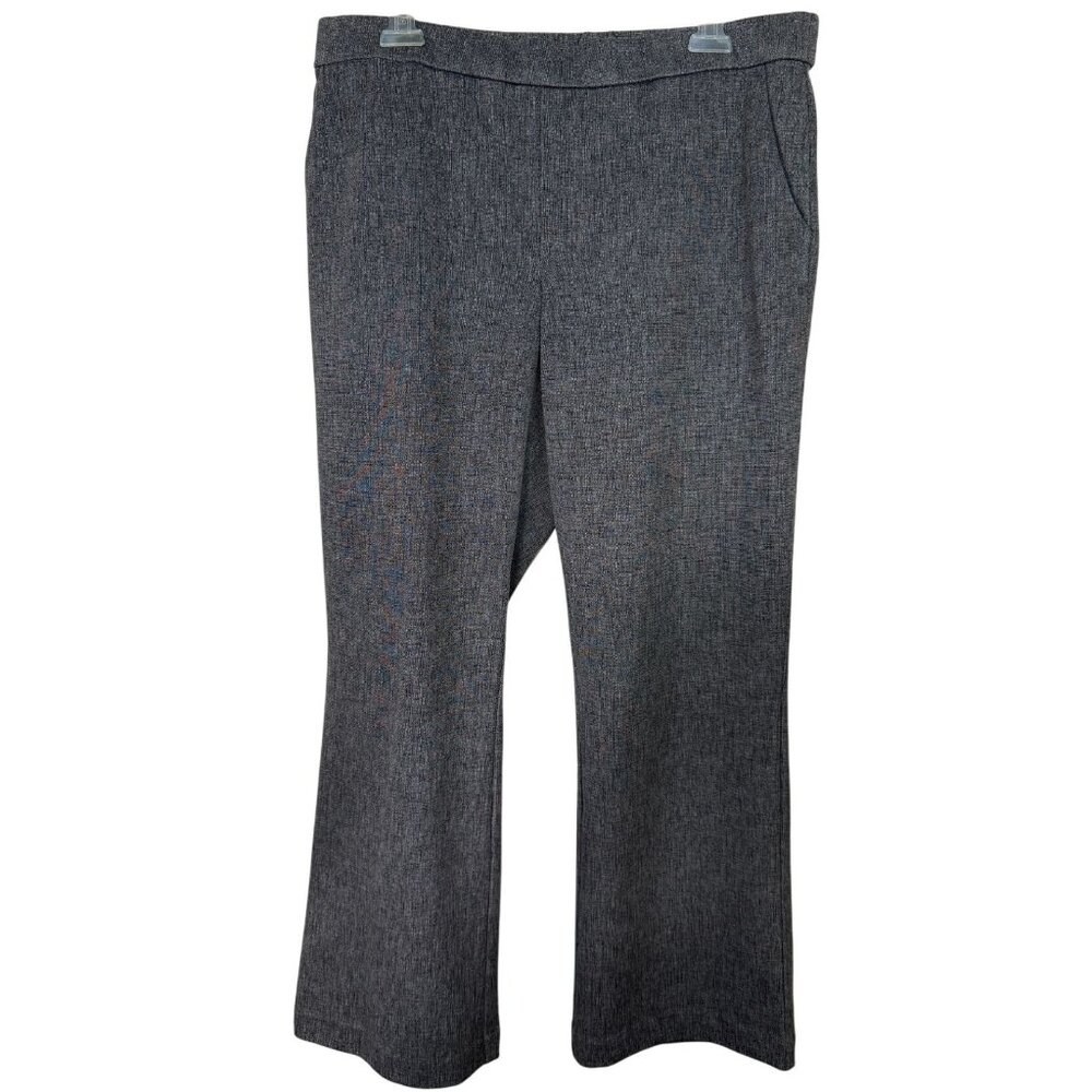 Kut From The Kloth Womens Gray Wide-Leg Stretch Pants Size 16 Professional